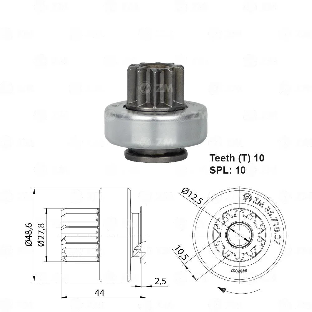 Impulsor de Partida ZM 85.710.07 ZM 8571007