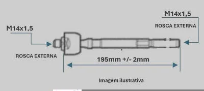 BRAÇO AXIAL DAYCO DSS4304