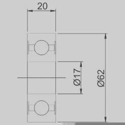 Rolamento de Esferas GAUSS GRB17127