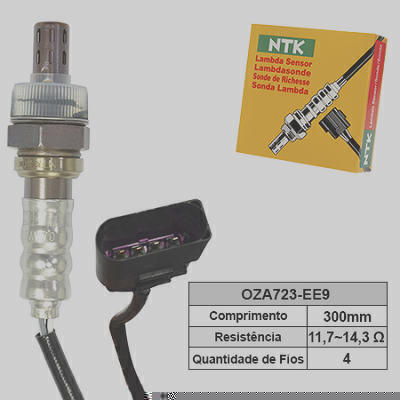 Sensor de Oxigênio NTK OZA723-EE9