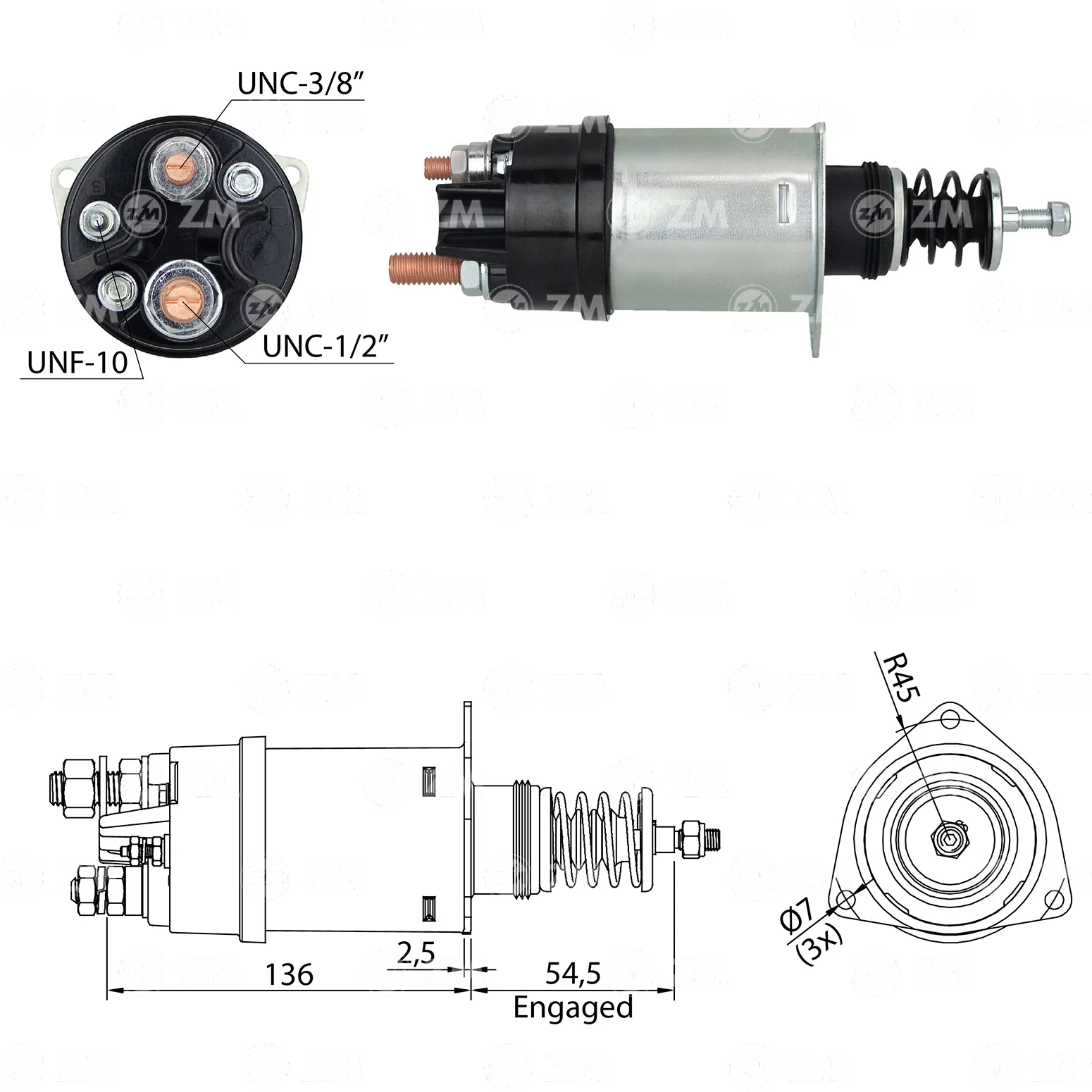 Relé de Partida ZM 351 ZM 351