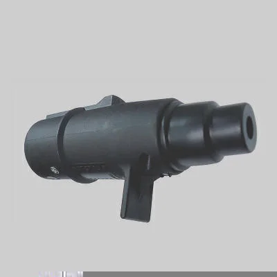 Tomada Engate Macho (Móvel) Redonda 7 Polos Polarizada Nylon