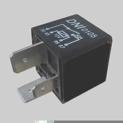 Relé Auxiliar 12V 4 Terminais (2 Largos) DNI DNI0105