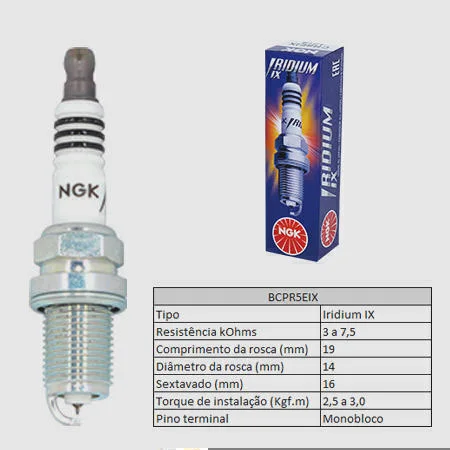 Vela de Ignição NGK BCPR5EIX