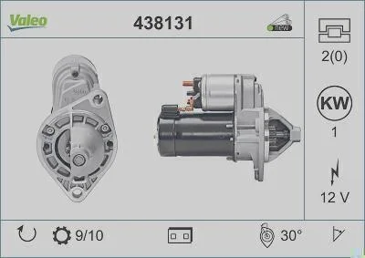 Motor de Partida VALEO 438131