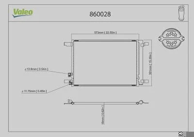 Condensador VALEO 860028