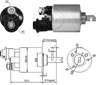 Relé de Partida ZM 1-608 ZM 1608
