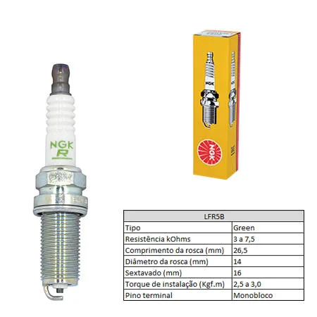 Vela de Ignição NGK LFR5B
