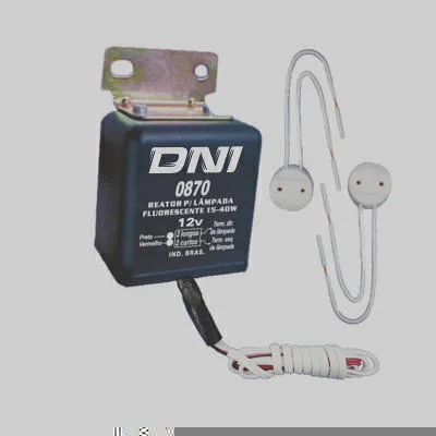 Reator 12V p/ Lâmpada Fluorescente 15-40W DNI DNI0870