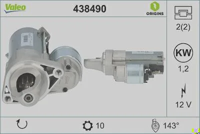 Motor de Partida VALEO 438490