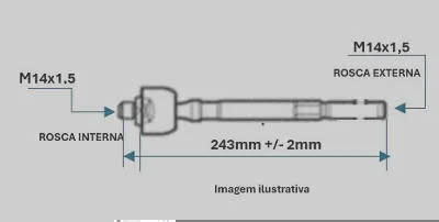 BRAÇO AXIAL DAYCO DSS4428