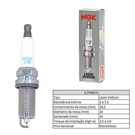 Vela de Ignição NGK ILZFR6D11