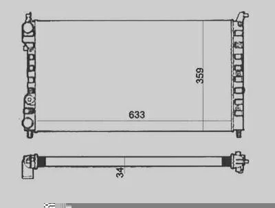 Radiador MAGNETI MARELLI RMM1046RFT
