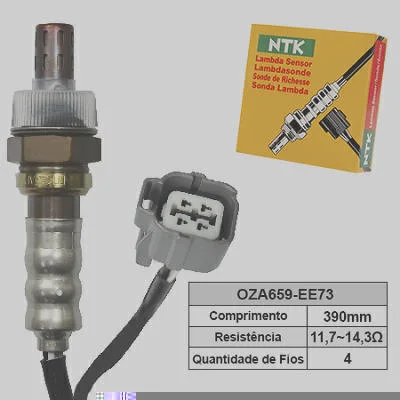 Sensor de Oxigênio NTK OZA659-EE73