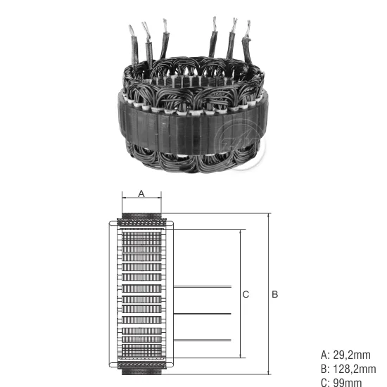 Estator ZM 94.203.01 ZM 9420301