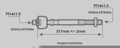 BRAÇO AXIAL DAYCO DSS1576