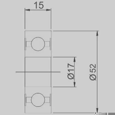 Rolamento de Esferas GAUSS GRB1752D