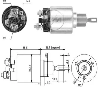Relé de Partida ZM 875 ZM 875