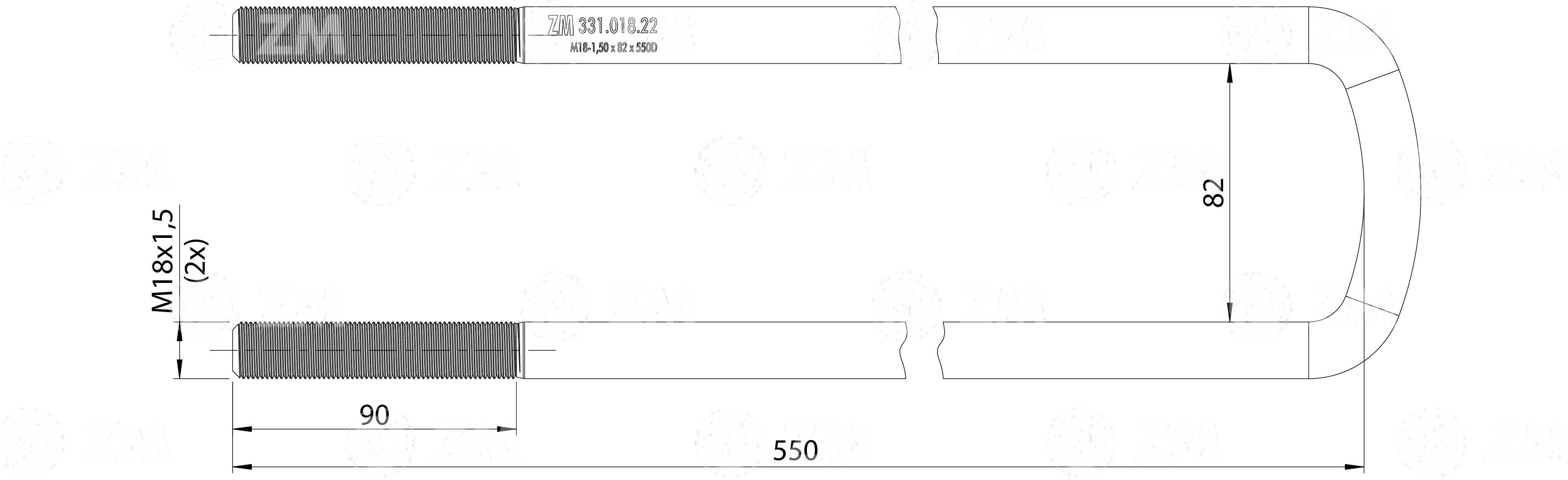 ZM 331.018.22 - Grampo de Mola