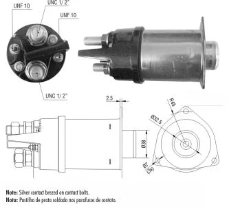 Relé de Partida ZM 468 ZM 468