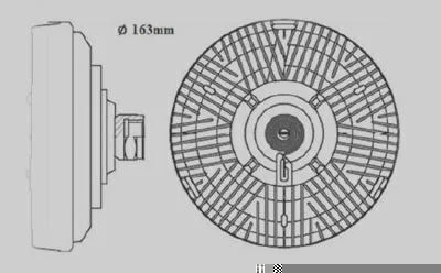 Embreagem Viscosa MAGNETI MARELLI VMM4009FD