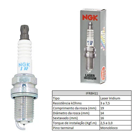 Vela de Ignição NGK IFR8H11