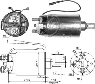 Relé de Partida ZM 796 ZM 796