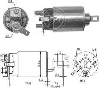 Relé de Partida ZM 797 ZM 797