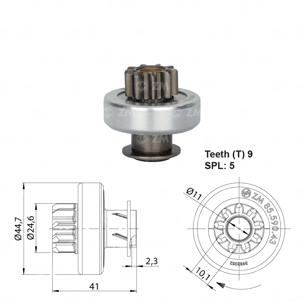 Impulsor de Partida ZM 85.590.43 ZM 8559043