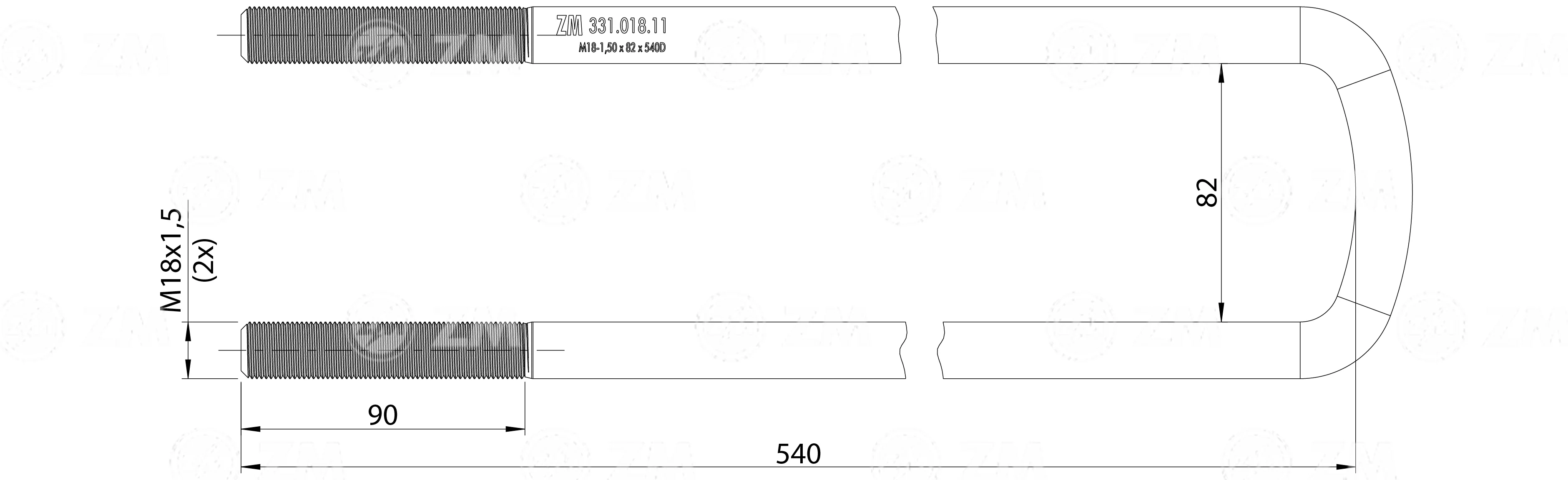 ZM 331.018.11 - Grampo de Mola