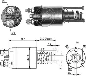 Relé de Partida ZM 6-651 ZM 6651