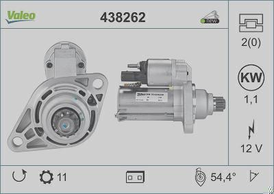 Motor de Partida VALEO 438262