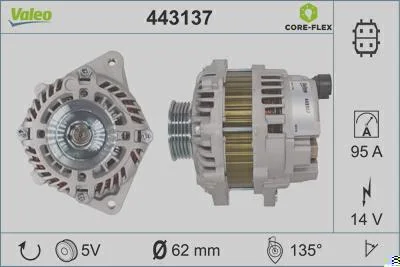 Alternador VALEO 443137