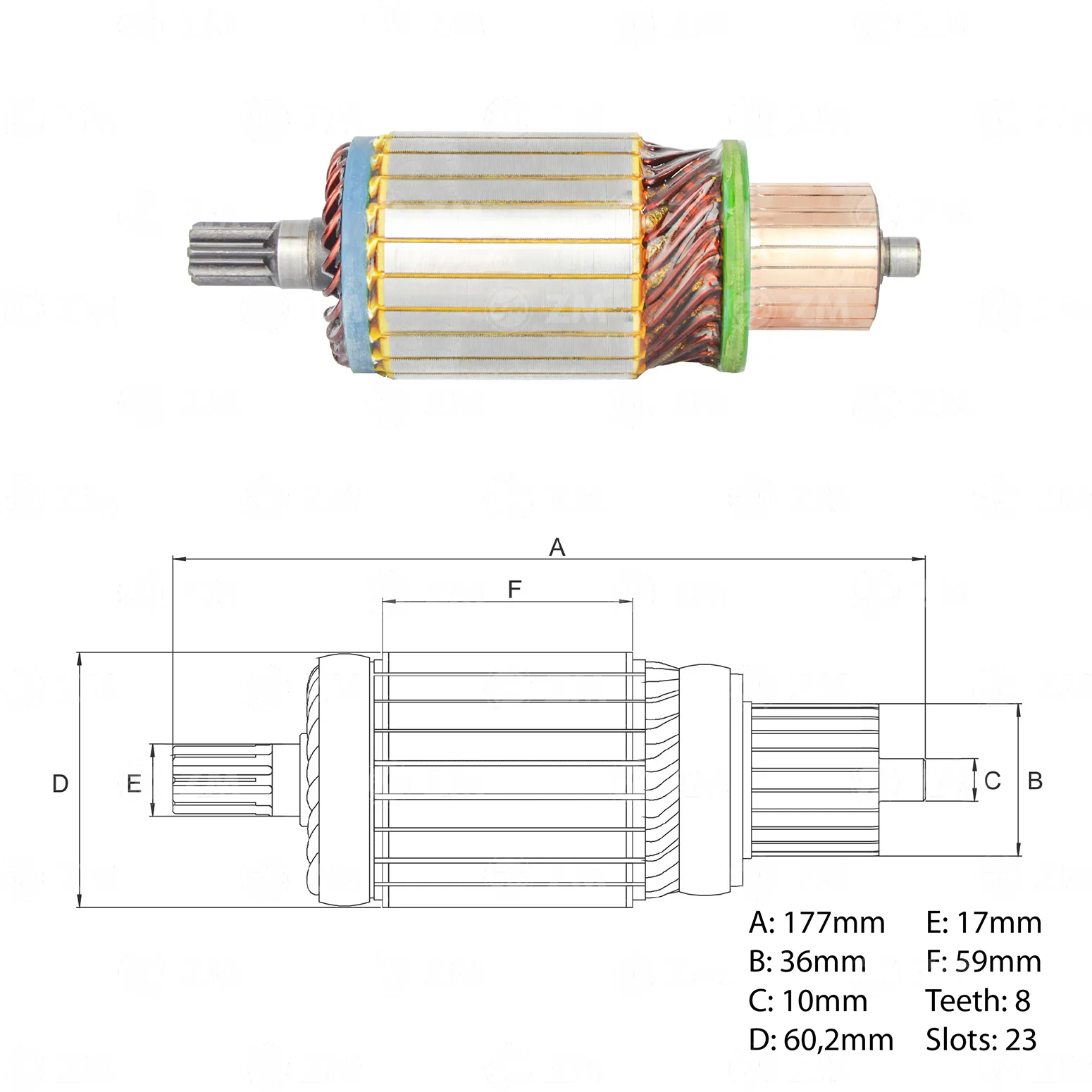 Induzido ZM 83.805.01 ZM 8380501