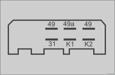 Relé Comando Pisca 24V 6 Terminais
