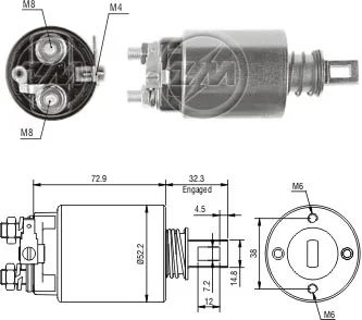Relé de Partida ZM 783 ZM 783