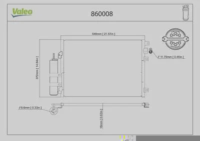 Condensador VALEO 860008