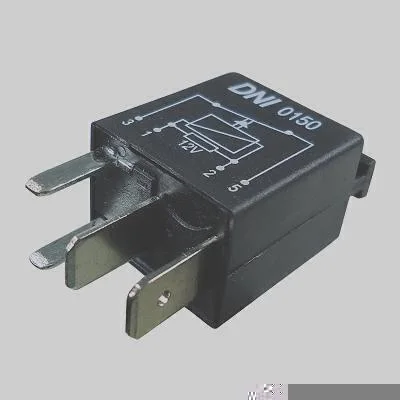 Mini Relé Auxiliar N.F. c/ Resistor 12V 4 Terminais DNI DNI0150