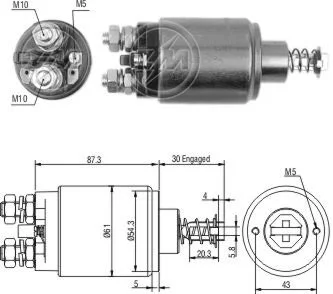 Relé de Partida ZM 634 ZM 634