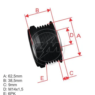Polia OAP ZM 96.005.22 ZM 9600522