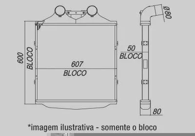 Bloco Para Intercooler MAGNETI MARELLI G9118MM