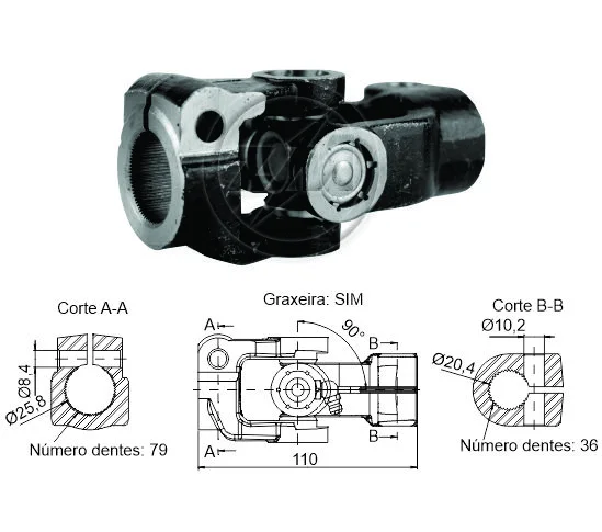 ZM 635.001.56 - JUNTA UNIVERSAL ZM 63500156