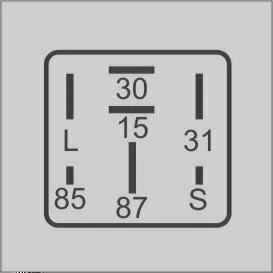 Relé Injeção Eletrônica 12V 7 Terminais
