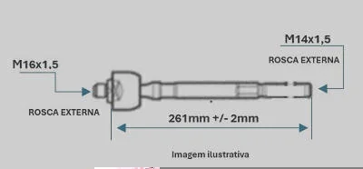 BRAÇO AXIAL DAYCO DSS4426