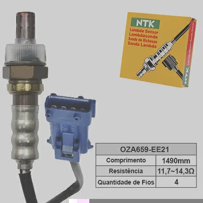 Sensor de Oxigênio NTK OZA659-EE21