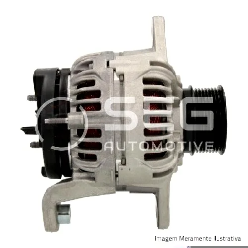 Alternador SEG, HD10E, 24V, 50/120A, CW (com polia) SEG 0124.655.451