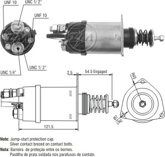 Relé de Partida ZM 1-362 ZM 1362