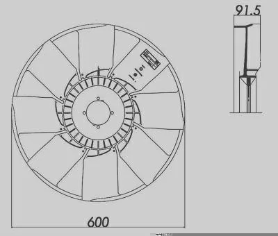 Hélice MAGNETI MARELLI D9271MM