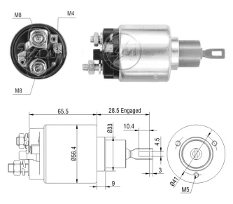 Relé de Partida ZM 879 ZM 879