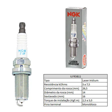 Vela de Ignição NGK ILFR5B11